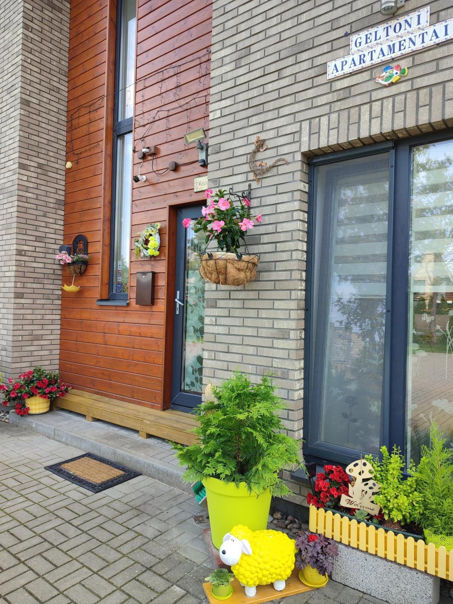 Geltoni Apartamentai Palanga Eksteriør billede